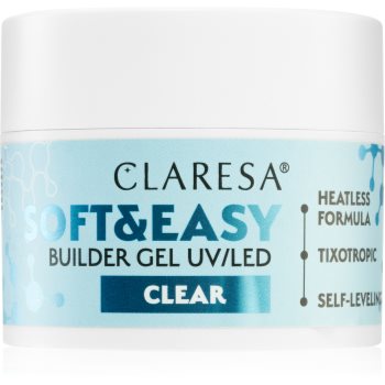 Claresa Soft&Easy Builder Gel gel de bază pentru unghii - imagine 2